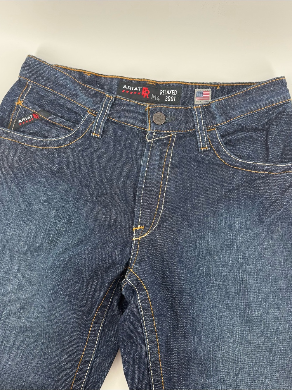 Ariat FR Jeans Mens 32X30 Blue M4 Relaxed Boot Flame Resistant Workwear Pants